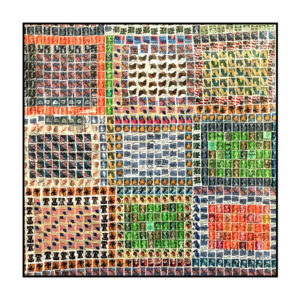stamp quilt flat white frame 2