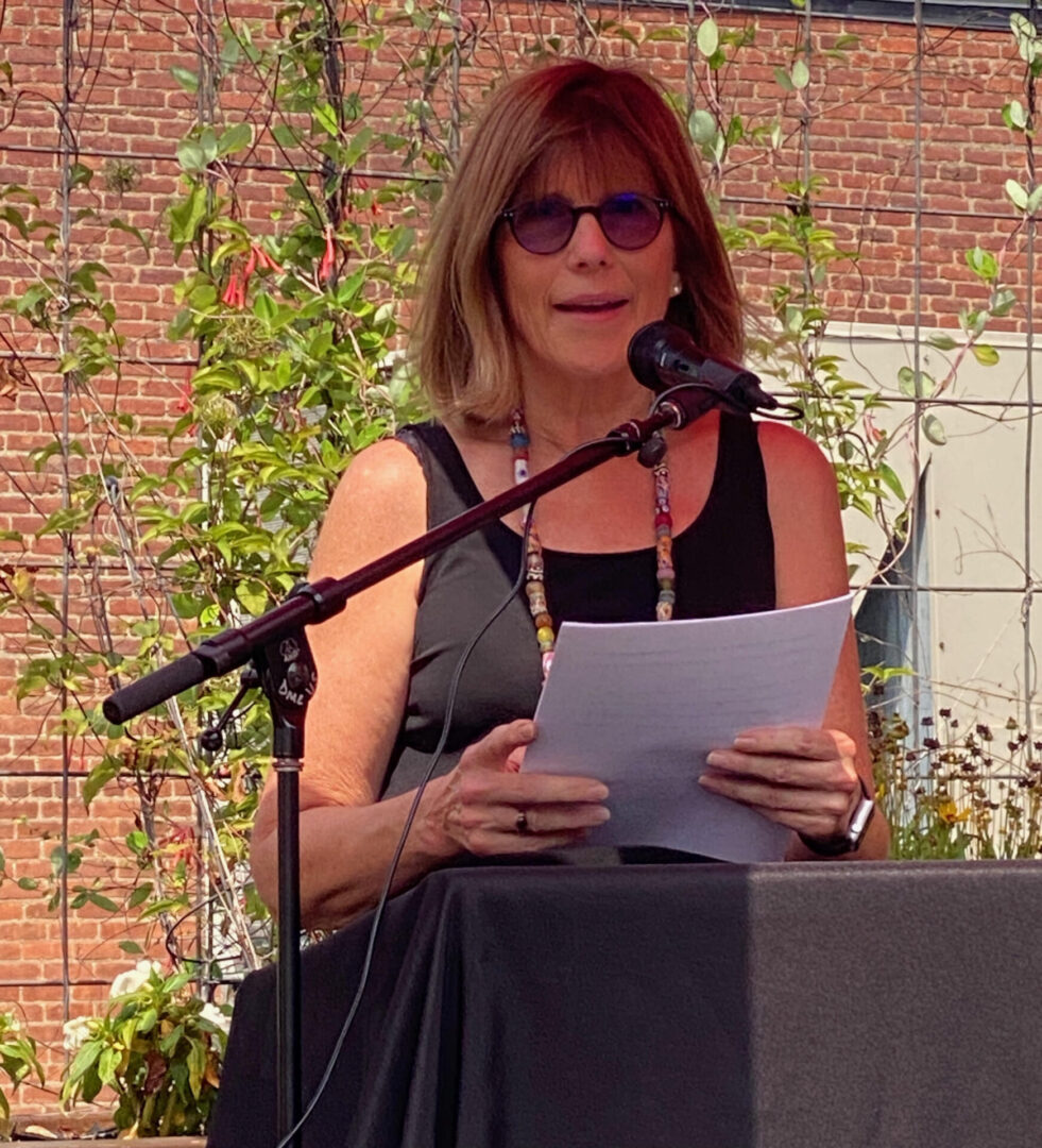 kim speaking photo by Genie Wolfson